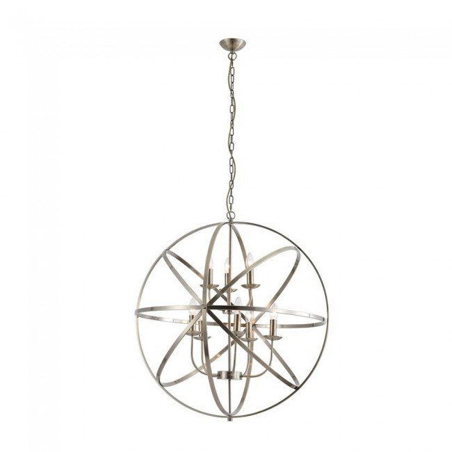 lampara colgante orbit 8 luces