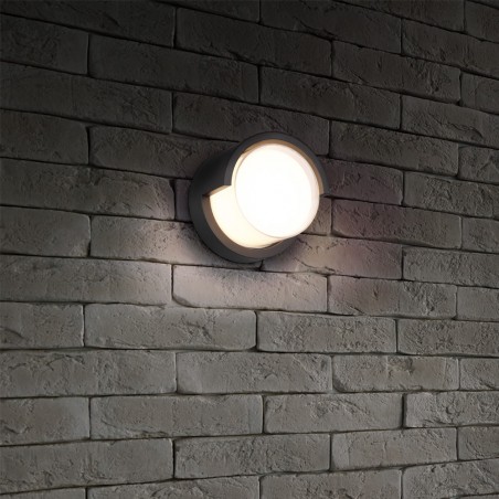 Aplique de pared de exterior LED Puno R (8W)