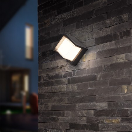 Aplique de pared de exterior LED Puno SQ (8W)