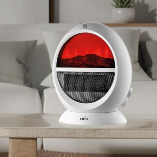 Calefactor 2 potencias Mongol Efecto Fuego (2000W)