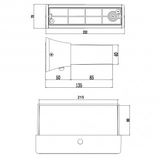 Aplique exterior con sensor de movimiento LED Cuando (11W)