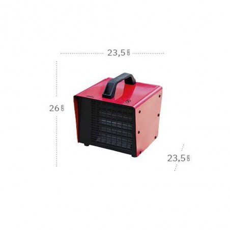 Termoventilador cerámico PTC industrial Chopo (3000W)