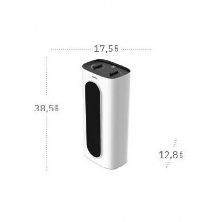 Termoventilador cerámico oscilante Chequia (2000W)