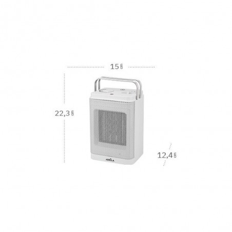 Termoventilador cerámico 2 potencias Bribón (1500W)