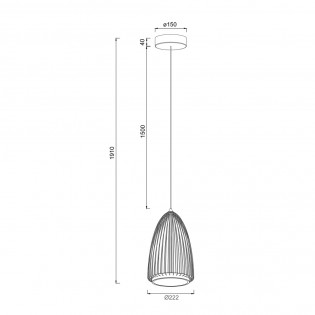 Lámpara de techo LED Smart (20W)