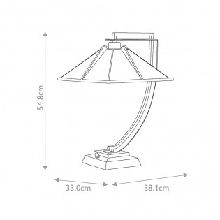 Lámpara de mesa Pomeroy Tiffany