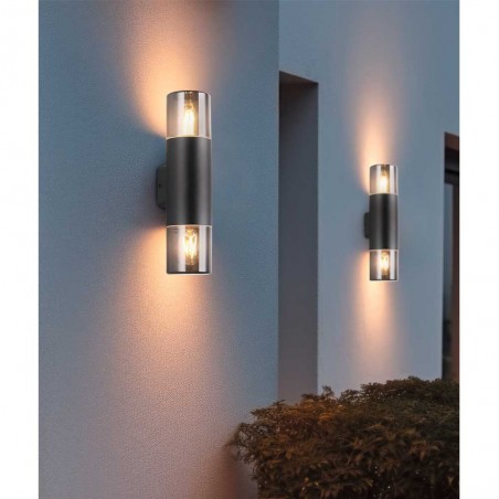Aplique de pared exterior Hoosic (2 Luces)