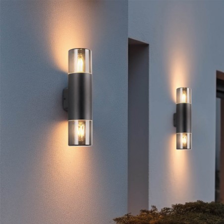 Aplique de pared exterior Hoosic (2 Luces)