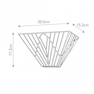 Aplique de pared Alderley Tiffanny