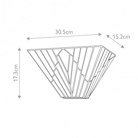 Aplique de pared Alderley Tiffanny