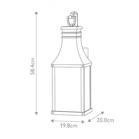 Aplique de pared Beacon Hill M (2 luces)