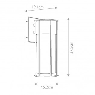 Aplique de pared de exterior Camillo