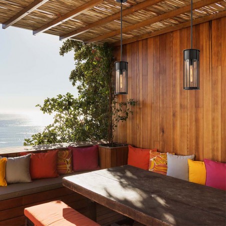 Lámpara colgante de exterior Camillo