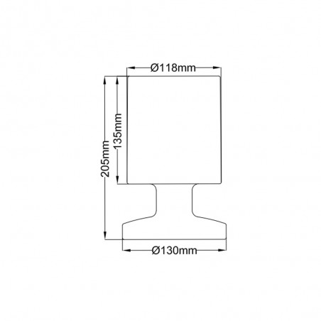 Lámpara de mesa exterior LED Lora (1.5W)