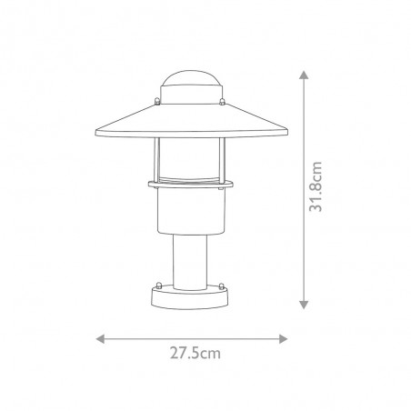 Sobremuro de exterior Klampenborg PIR