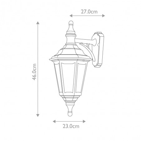 Aplique de pared de exterior Kinsale II