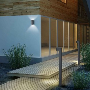 Aplique de pared exterior...