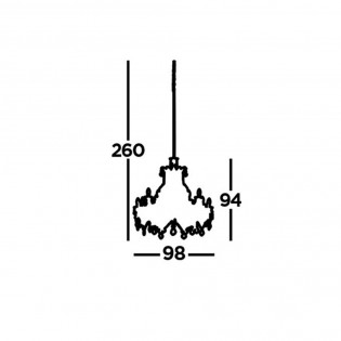 Lámpara de araña Marie Therese (18 Luces)