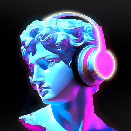 Cuadro con luz LED Busto (80x120cm.)