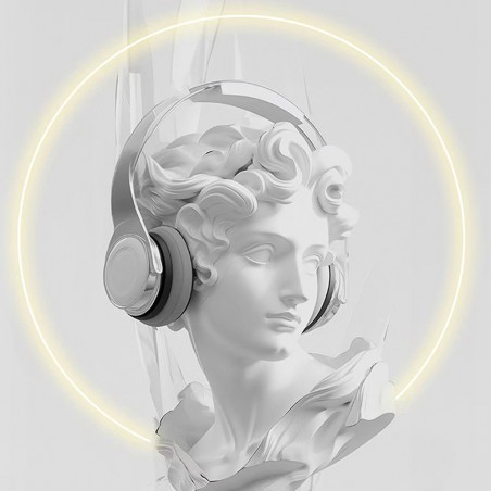 Cuadro con luz LED Busto II (80x120cm.)