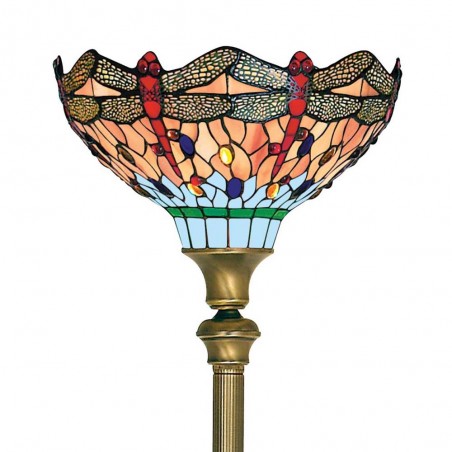 Lámpara de pie Tiffany Dragonfly
