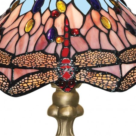 Lámpara de sobremesa Tiffany Dragonfly