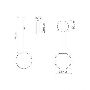 Aplique de pared Royal