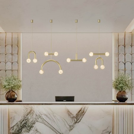 Lámpara colgante Rigoberta Trio Alabastro (3 luces)