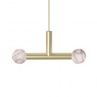 Lámpara colgante Rigoberta Trio Alabastro (3 luces)