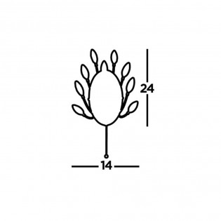 Aplique de pared Peacock (2 luces)