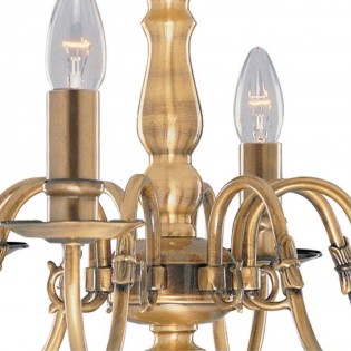 Lámpara de araña Flemish (8 luces)