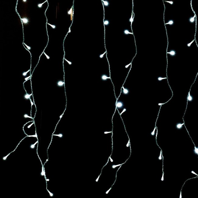 Cortinada LED con efectos multicolor 300 LEDS 2M. IP44 (40W)