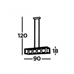 Regleta de techo Heaton (5 luces)