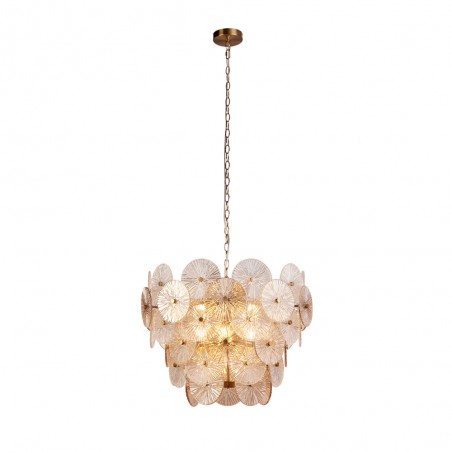 Lámpara de araña Wagon Wheel (9 luces)