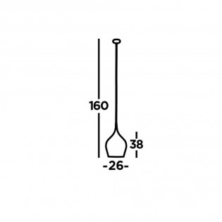 Lámpara colgante Vibrant-26
