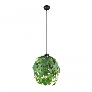 Lámpara colgante Leavy Verde