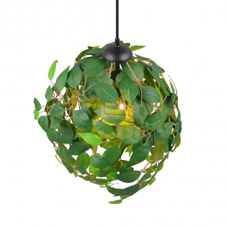 Lámpara colgante Leavy Verde