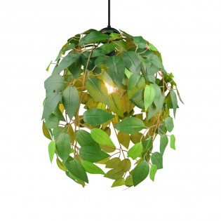 Lámpara colgante Leavy Verde