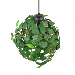 Lámpara colgante Leavy Verde