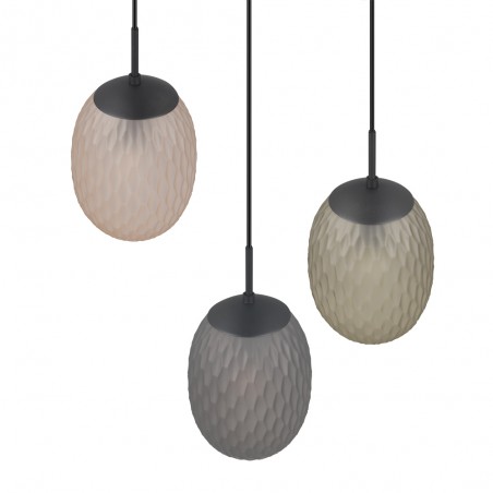 Lámpara colgante Facette (3 luces)