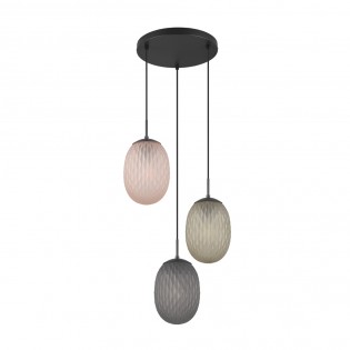 Lámpara colgante Facette (3 luces)