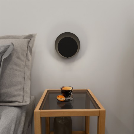 Aplique de pared Aura Negro