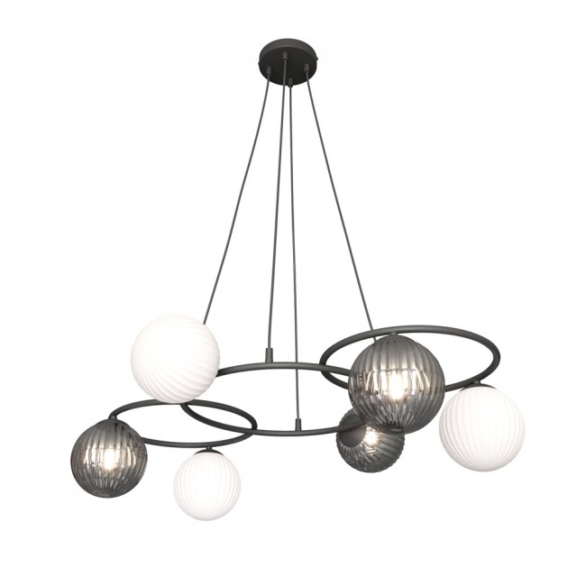 Lámpara colgante Pensal Mix (6 luces)