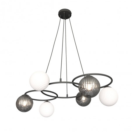 Lámpara colgante Pensal Mix (6 luces)