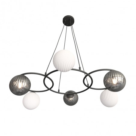 Lámpara colgante Pensal Mix (6 luces)