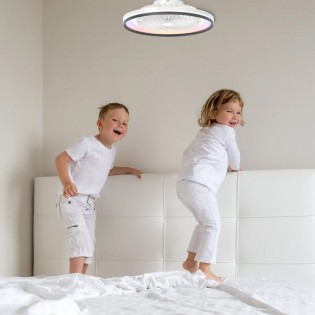 Ventilador de techo LED Elisi CCT RGB (30W)