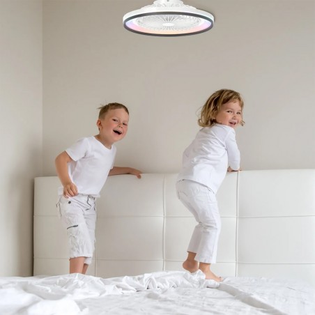 Ventilador de techo LED Elisi CCT RGB (30W)