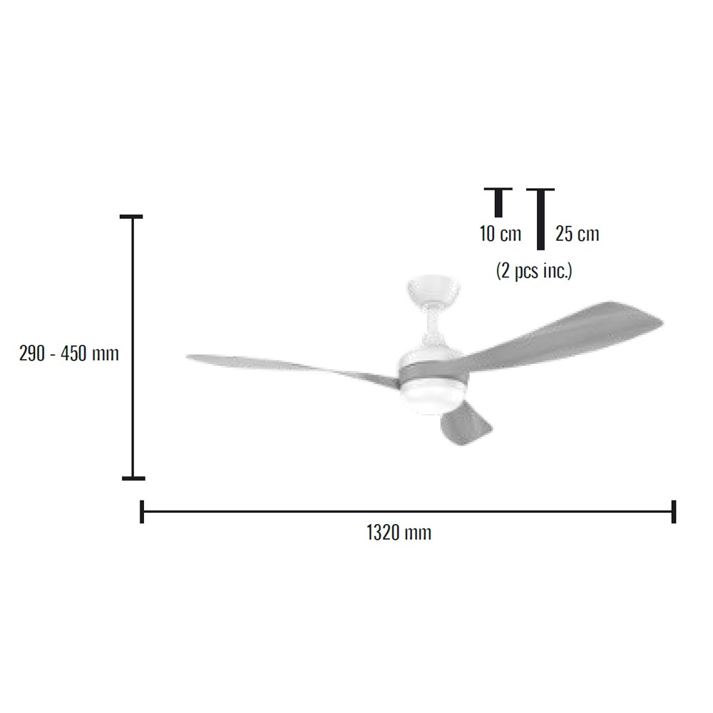 ventilador techo led passat cct dim 18w ventilador techo led passat cct dim 18w