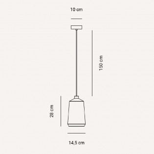 Lámpara de techo Ibiza Alto