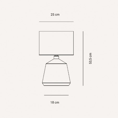 Lámpara de mesa Ibiza